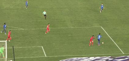 冯劲上港首球,冯劲广州恒大过人