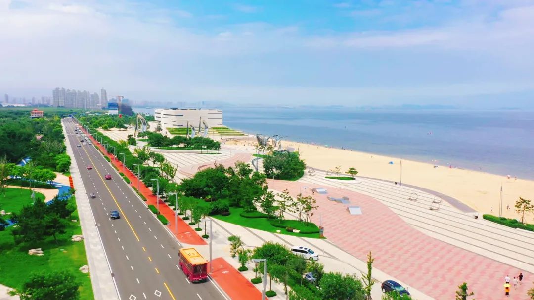 金沙滩铛铛车,烟台开发区金沙滩铛铛车