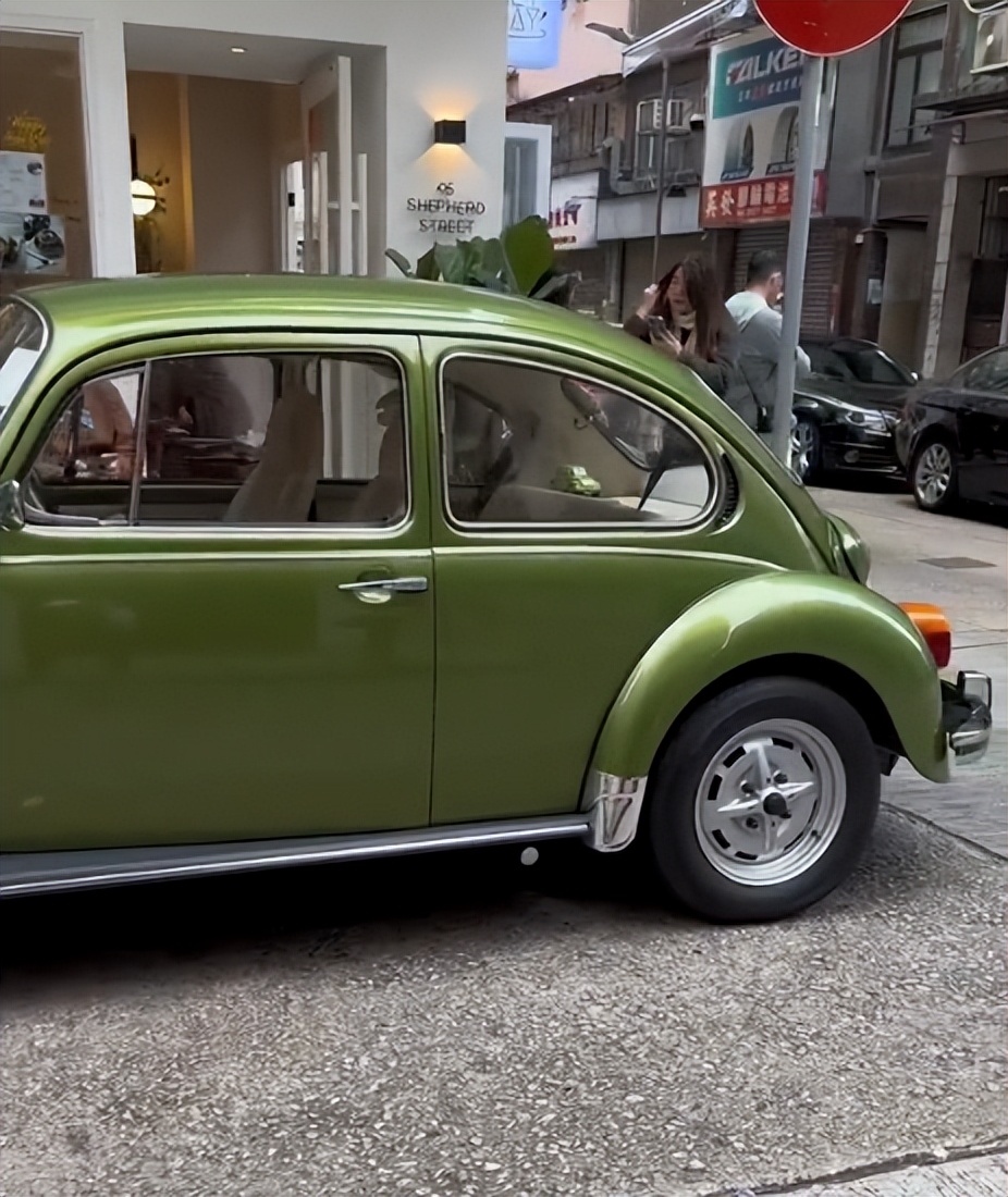 大众甲壳虫老款敞篷版,港风vintage复古