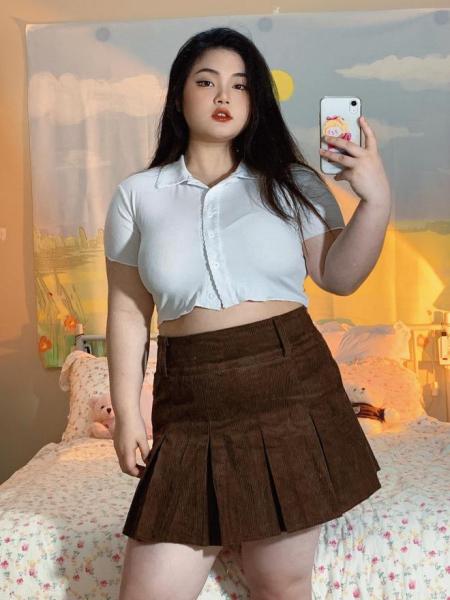 胖妹妹200斤大码穿搭高级感,大码胖女孩穿搭分享