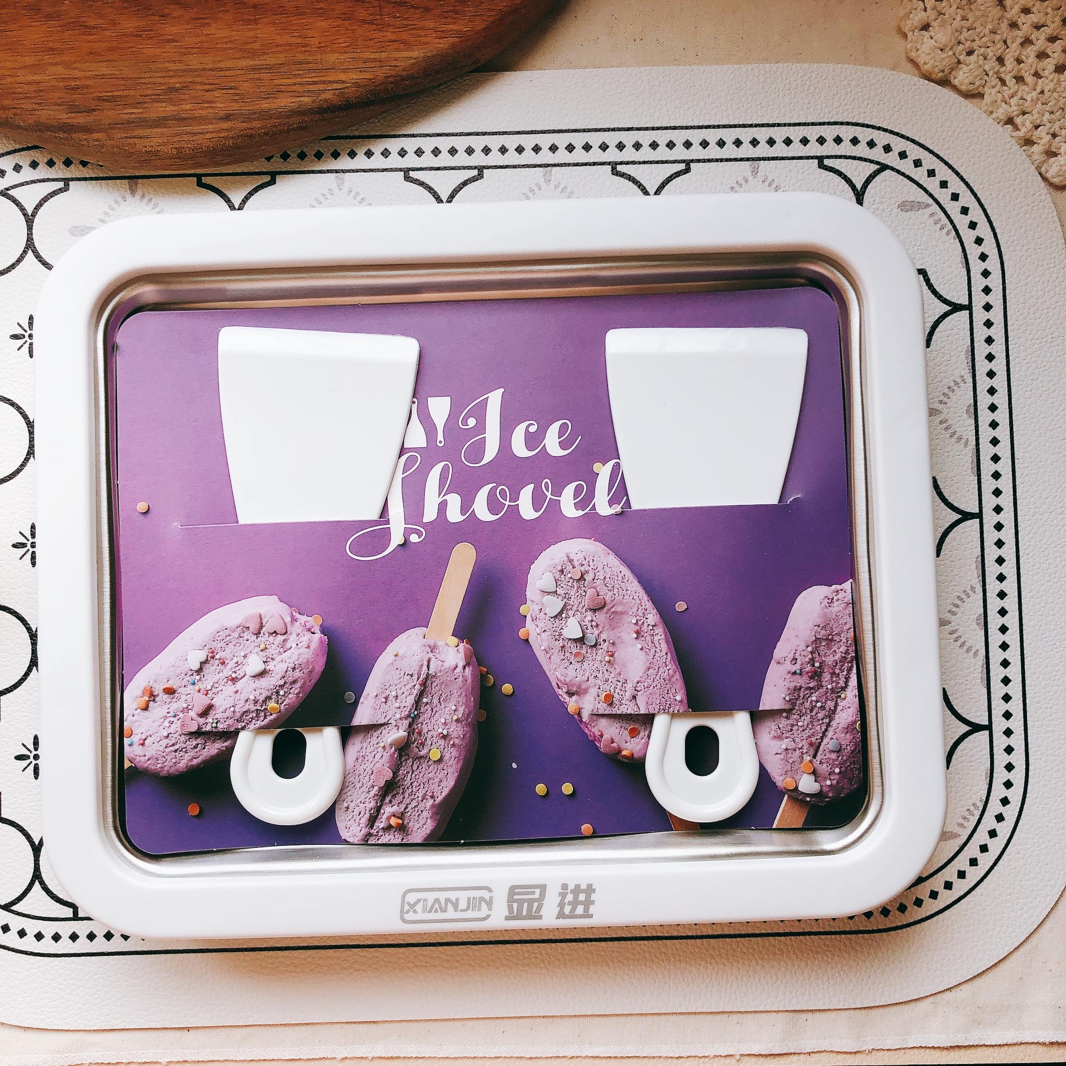 家用免插电小型炒冰机炒酸奶,家用炒冰机炒冰沙