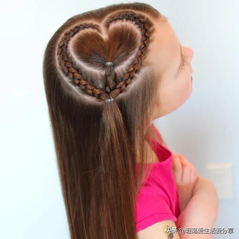 简易又日常的儿童编发,仙气十足的简单编发儿童女