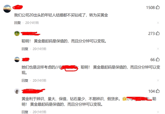 年轻人结婚不买钻戒改买黄金？一组唯品会数据揭露实情