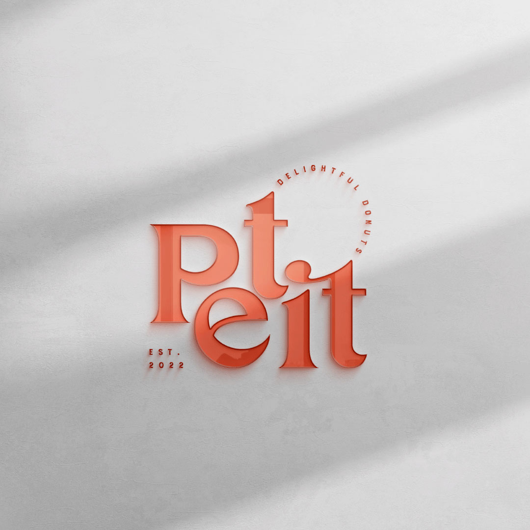 VI品牌设计：“沙特阿拉伯利雅”——Petit小甜甜圈品牌视觉形象