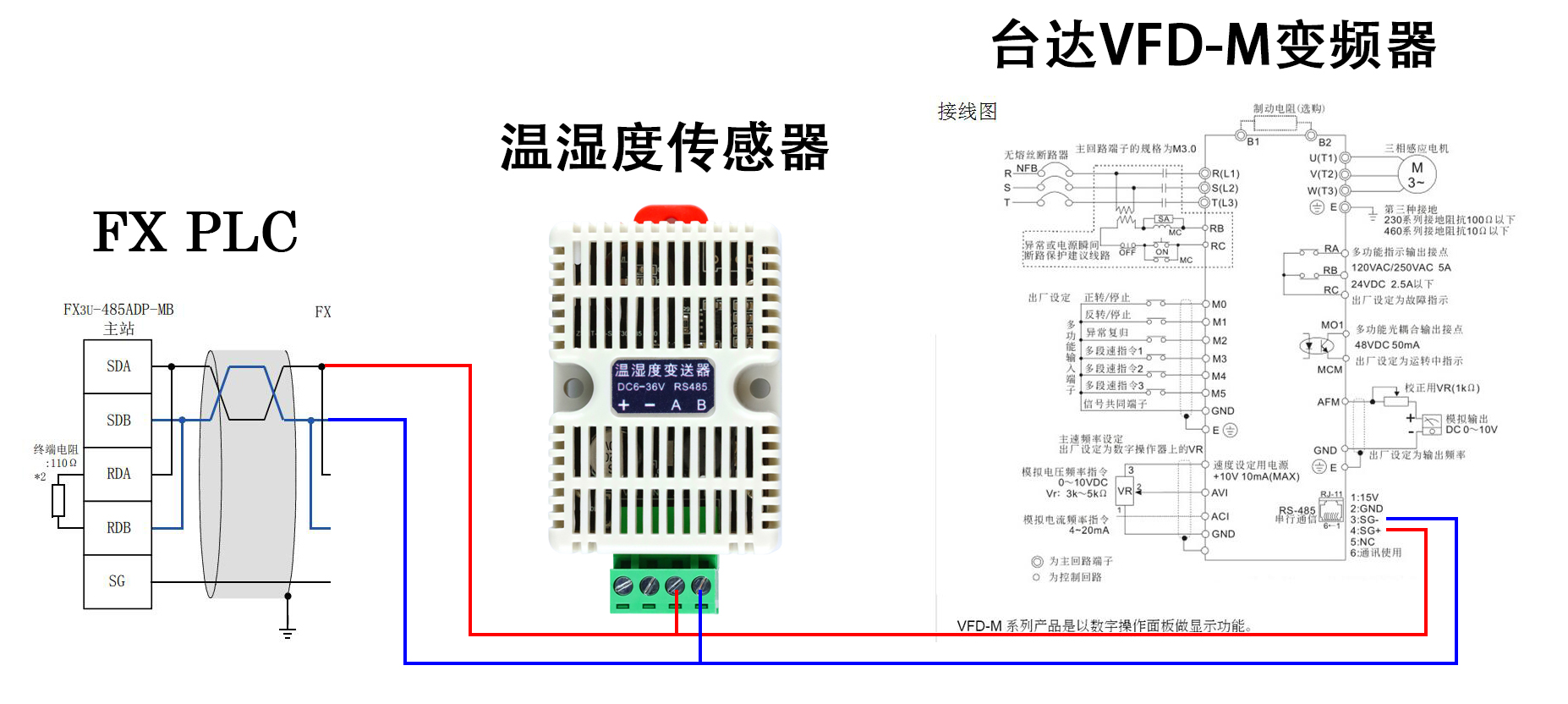 三菱plc的modbusrtu范例,modbusrtu总线接线方法