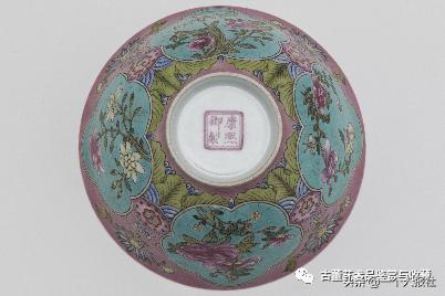 香港苏富比清康熙御制珐琅彩,清康熙霁蓝釉描金赏盘拍卖价格