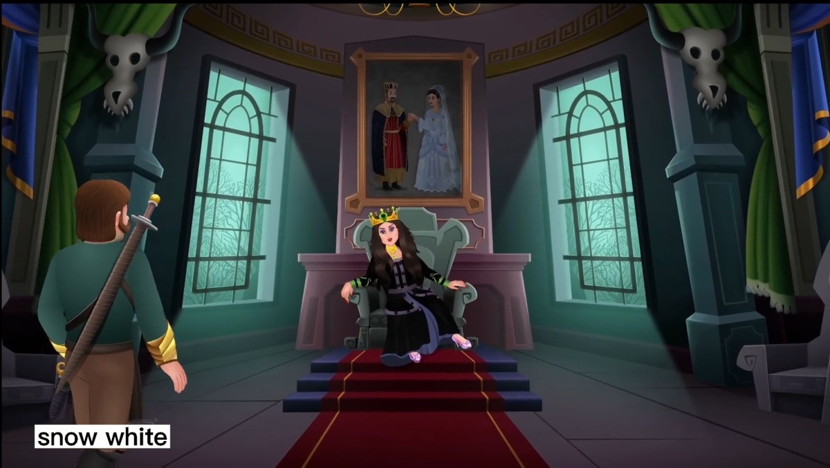 格林童话白雪公主英文阅读,白雪公主格林童话国语版