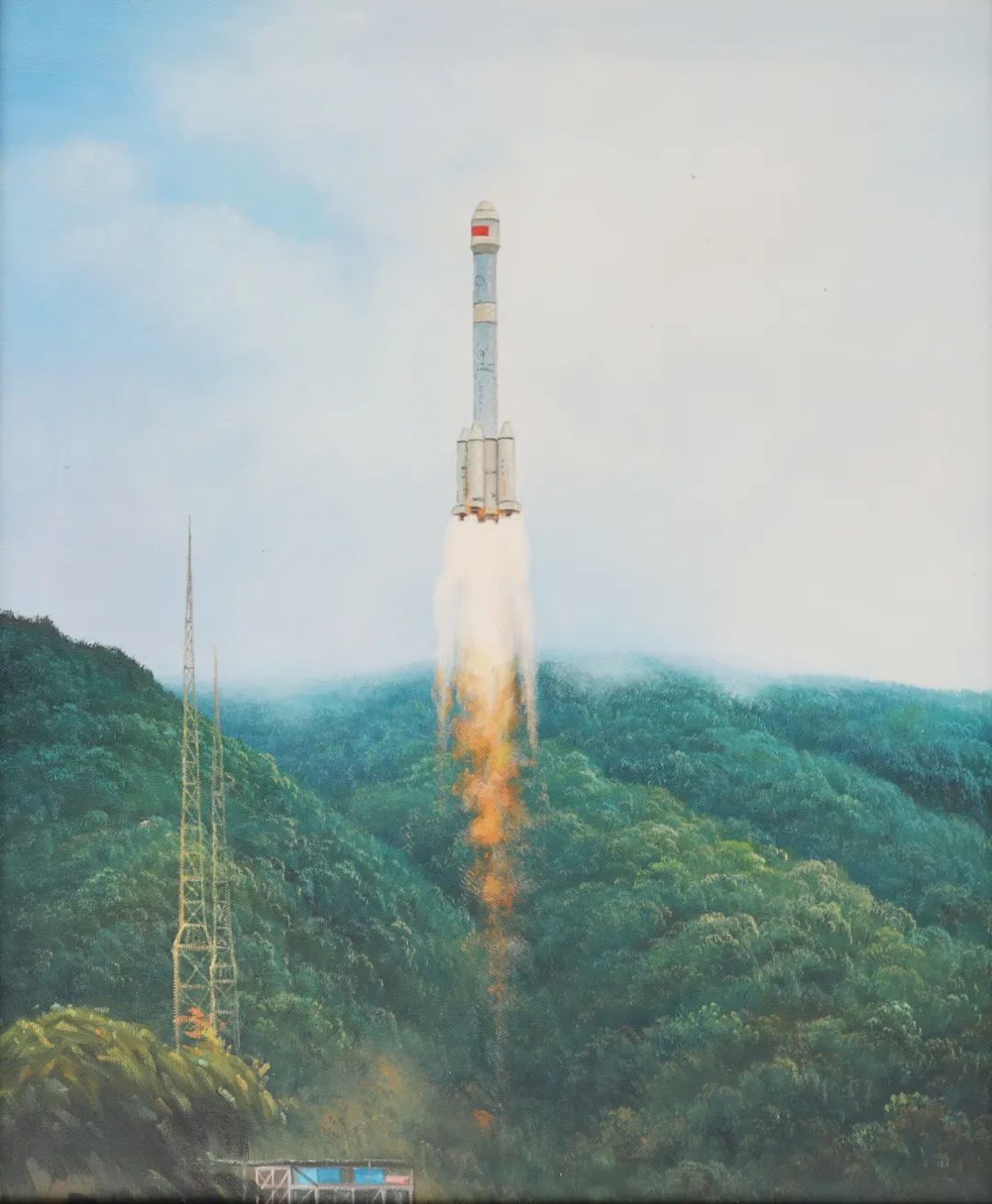 文心墨韵写春秋丹青妙笔绘风流『品味“大美航天”美术书法展』（2）