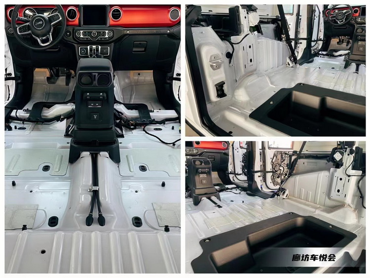 追寻安静廊坊车悦会jeep牧马人汽车隔音改装大白鲨