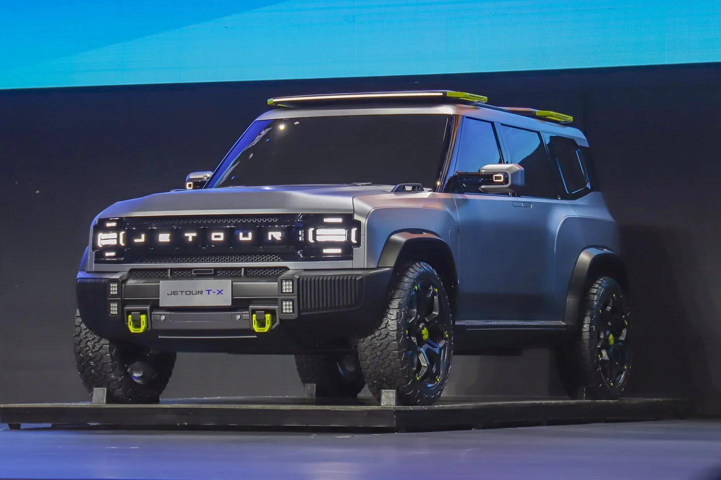 奇瑞捷途t-1亮相,奇瑞捷途T.3