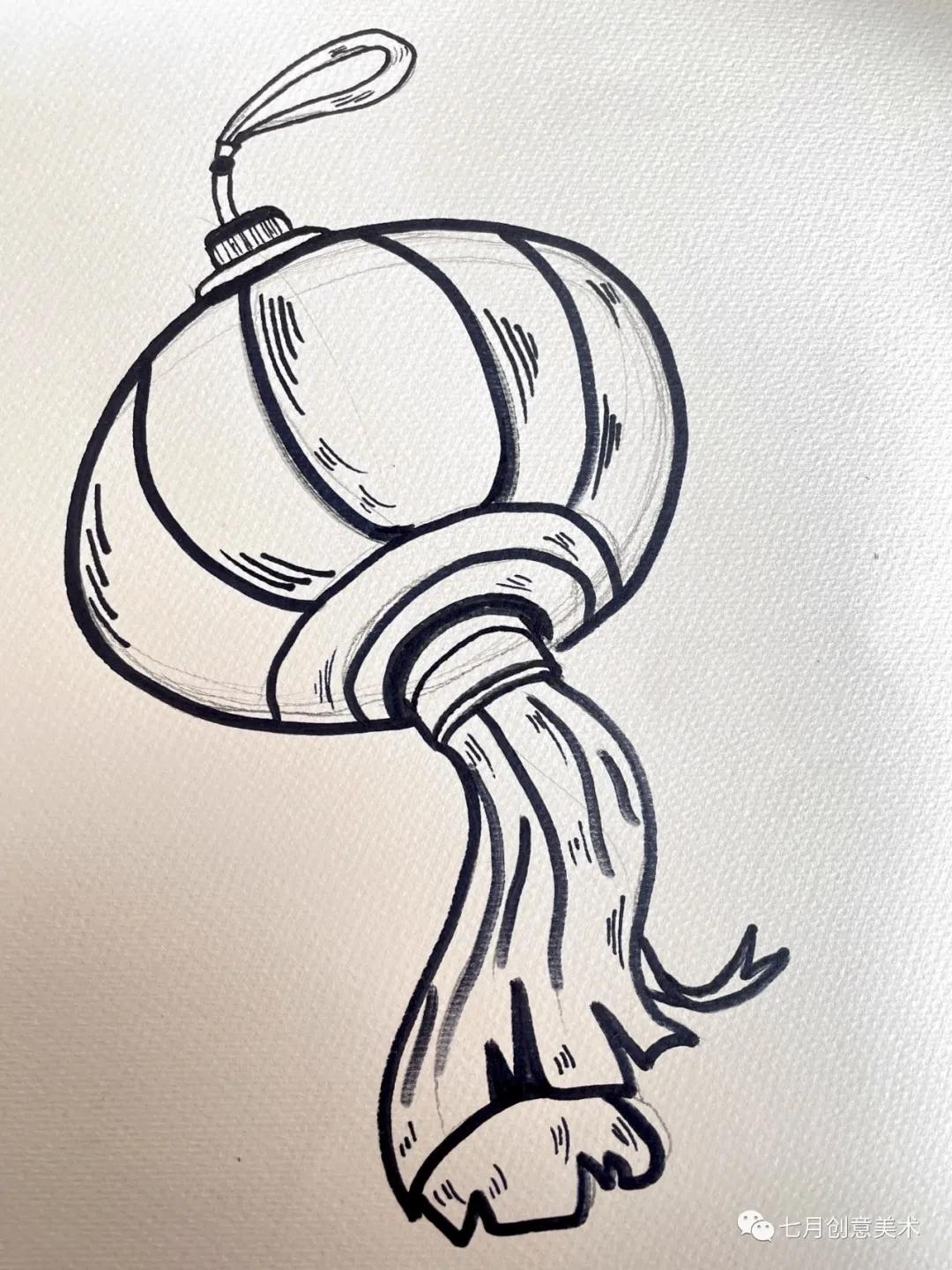 画拜年福娃,一分钟教你画拜年福娃