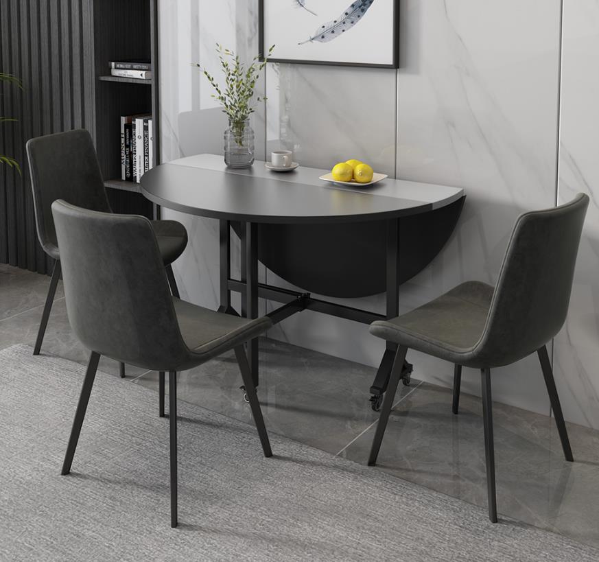 小户型折叠餐桌最新款实用,折叠6人餐桌小户型网红款