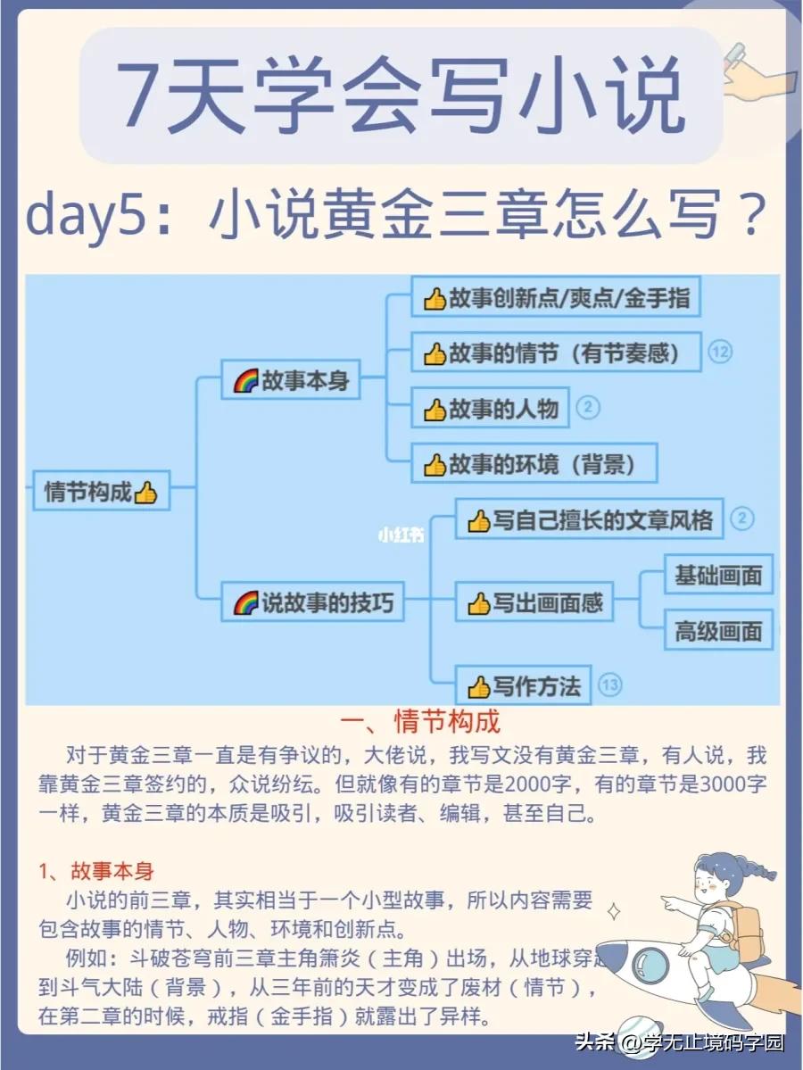 7天学会动笔写小说,90天学会写小说