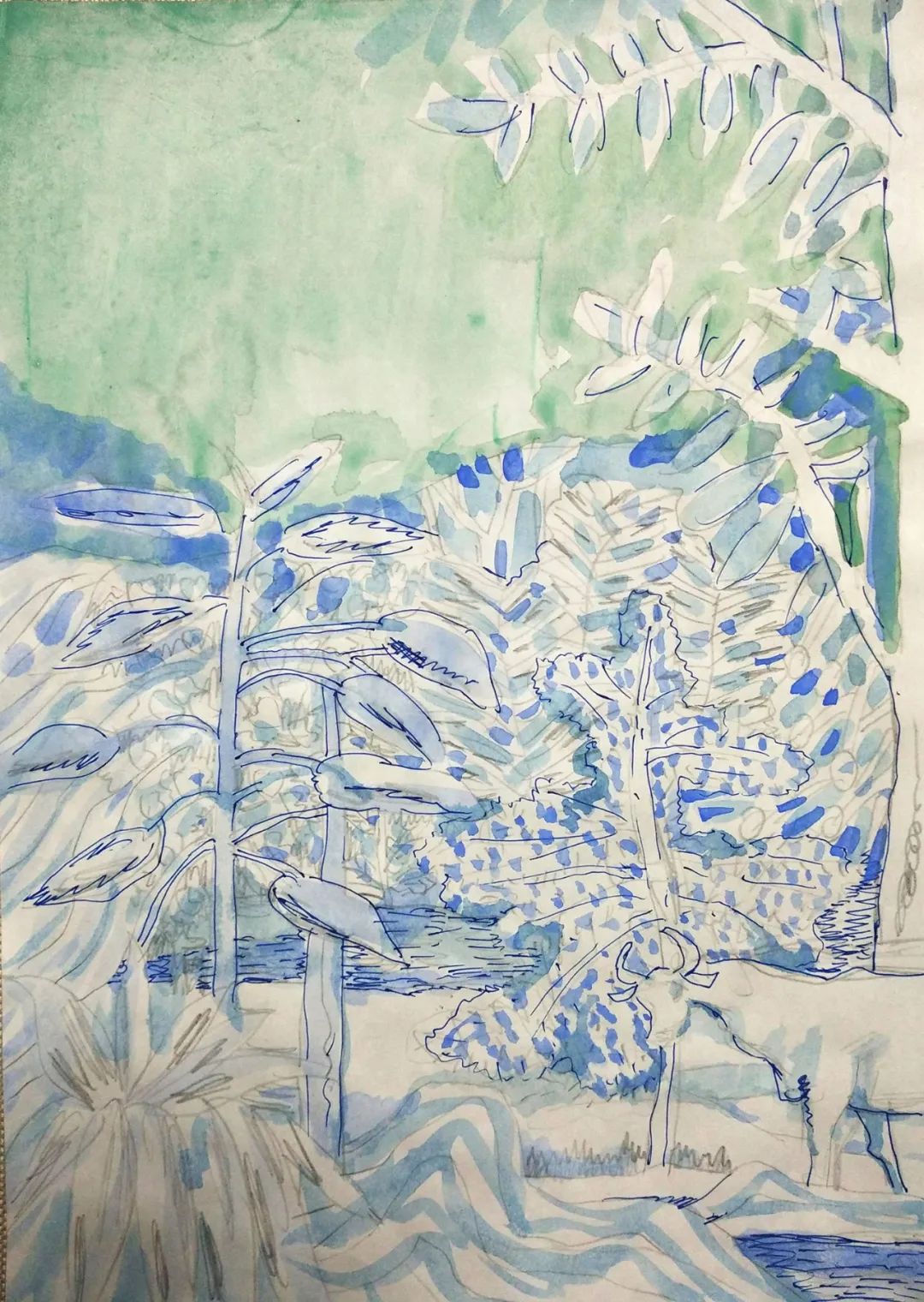 刘筱静山水作品欣赏,刘筱静水墨画作品欣赏