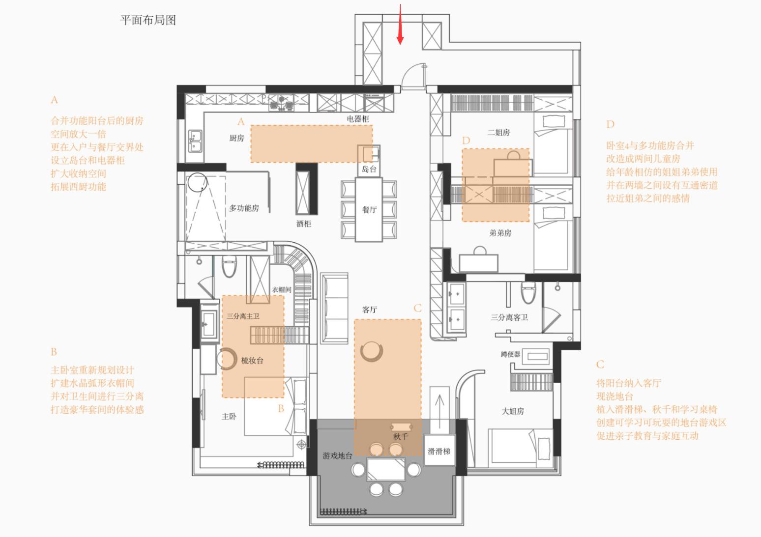 在家里自己造一个好玩的游乐园,儿童房树屋设计在家就是游乐场