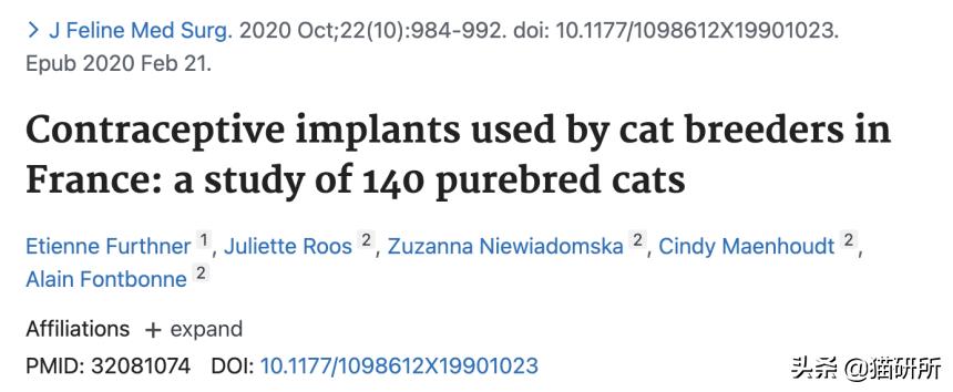 不开刀绝育手术,不打针不手术怎么让母猫绝育