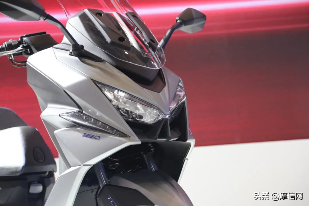 北京摩博会光阳st250试驾,北京摩展光阳krv150