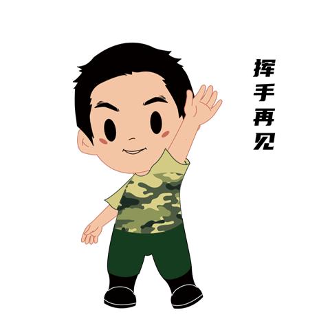 向退役军人致敬表情包动图,退役军人表情包