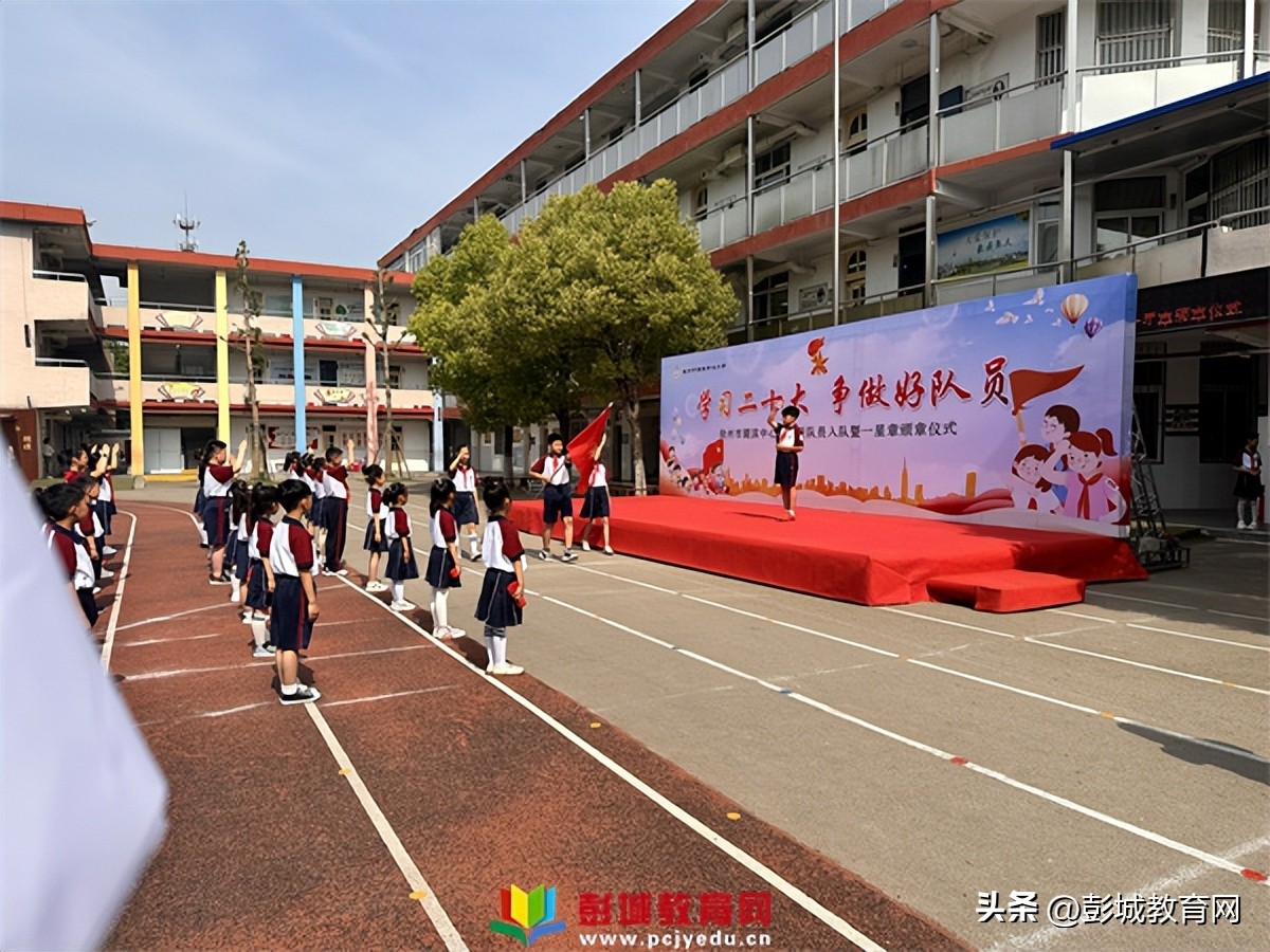 徐州市湖滨中心小学新队员入队暨一星章颁章仪式