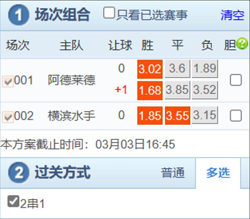 今日足球竞彩推荐2串一,今日足球竞彩高倍实单推荐