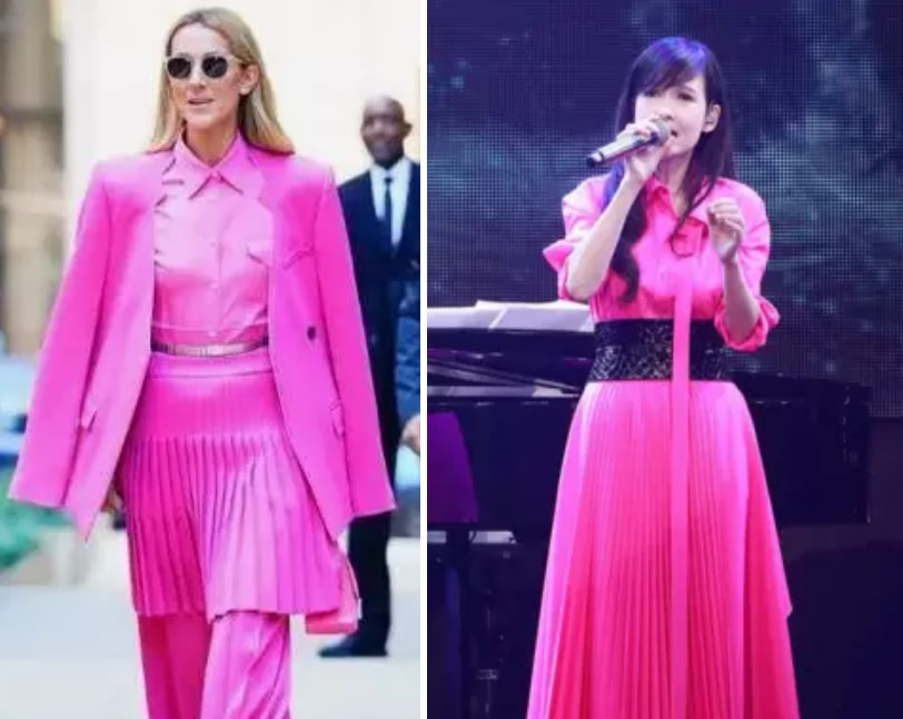 粉色装嫩搭配,粉色花里胡哨穿搭