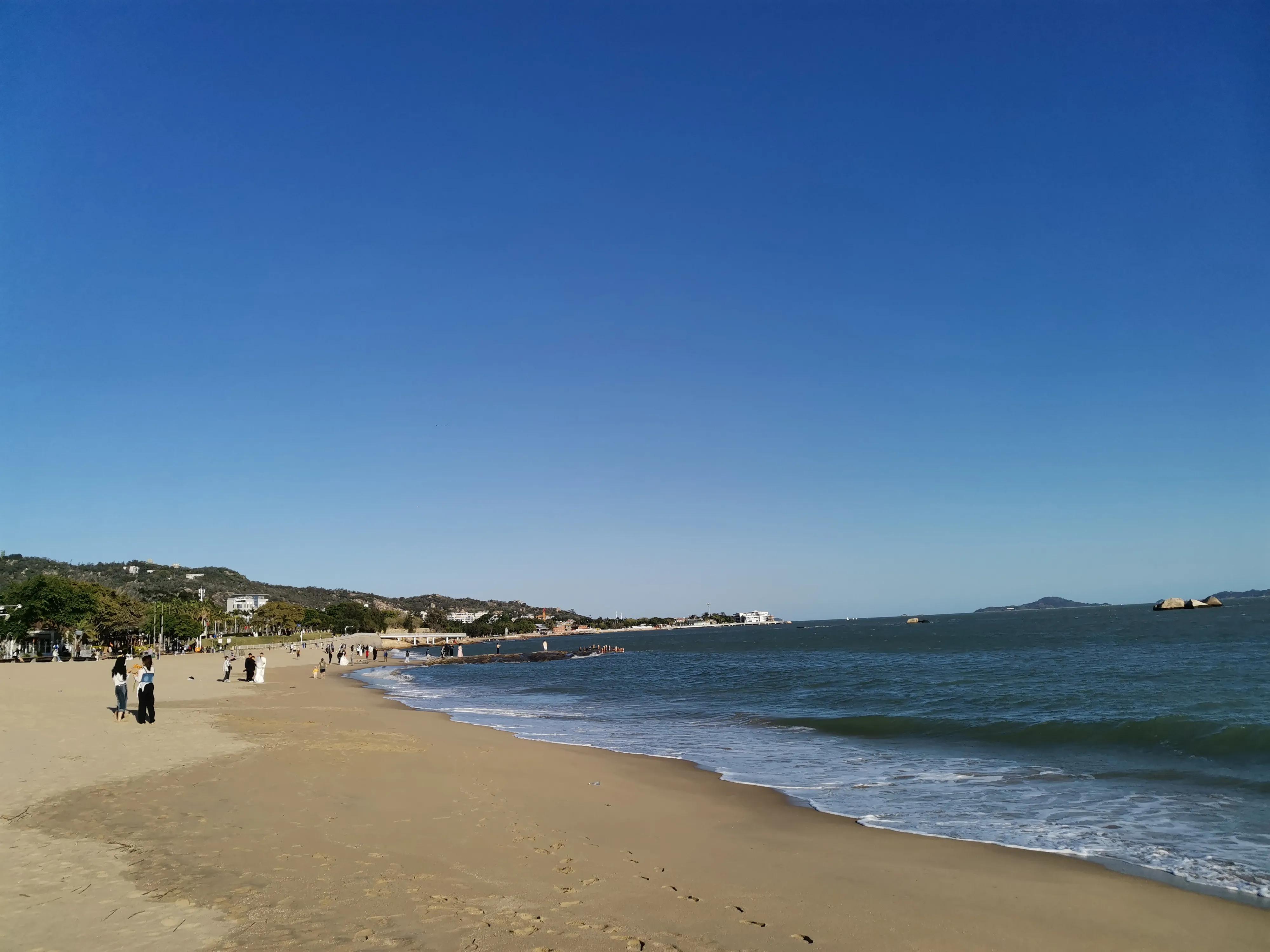厦门的蓝天白云大海,厦门的海厦门的天空