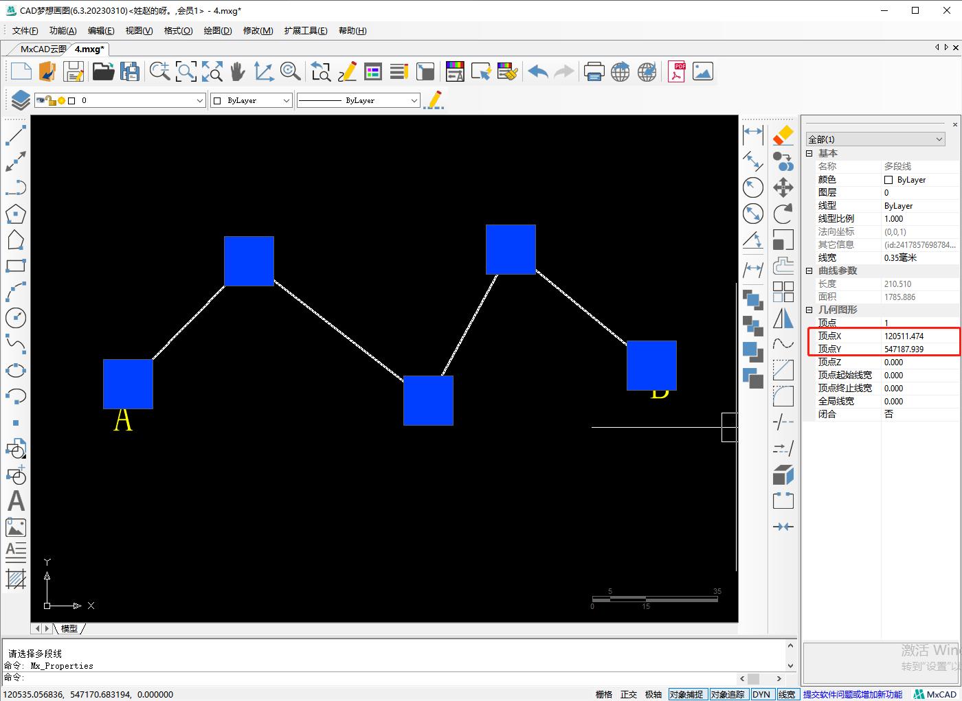 cad线段起点终点线宽怎么设置成0,cad怎么合计多条线段长度