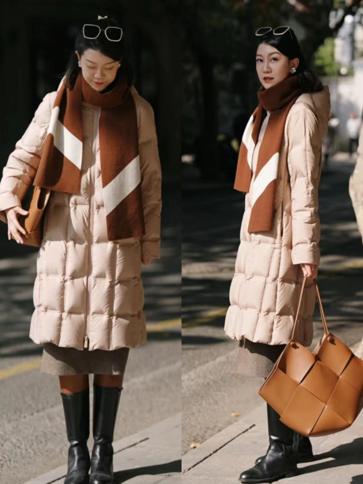 入冬了提醒你：不管穿羽绒服还是呢大衣，配“裙子”更洋气，快学