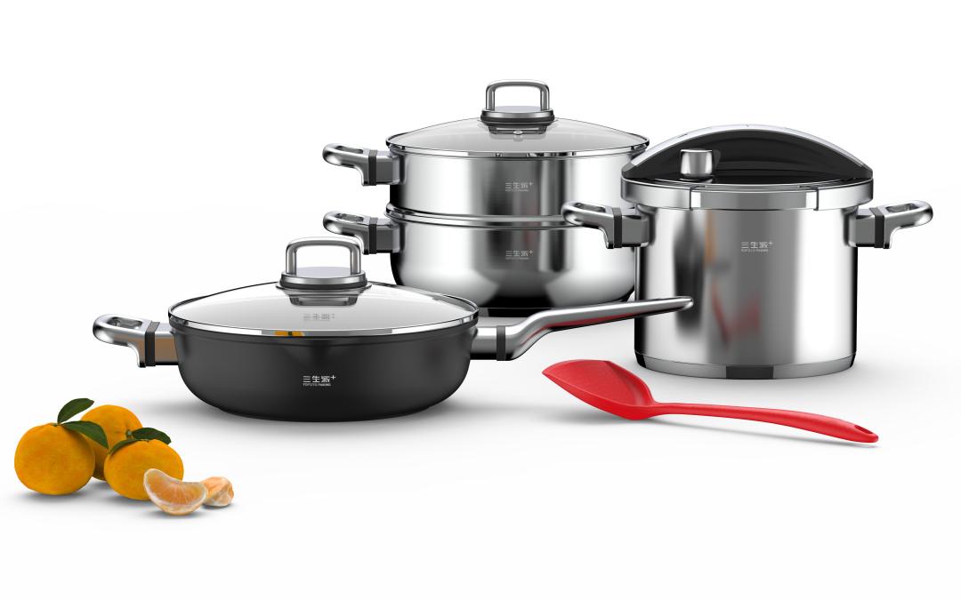 三生派全套锅具真实价格,三生派健康时尚锅具
