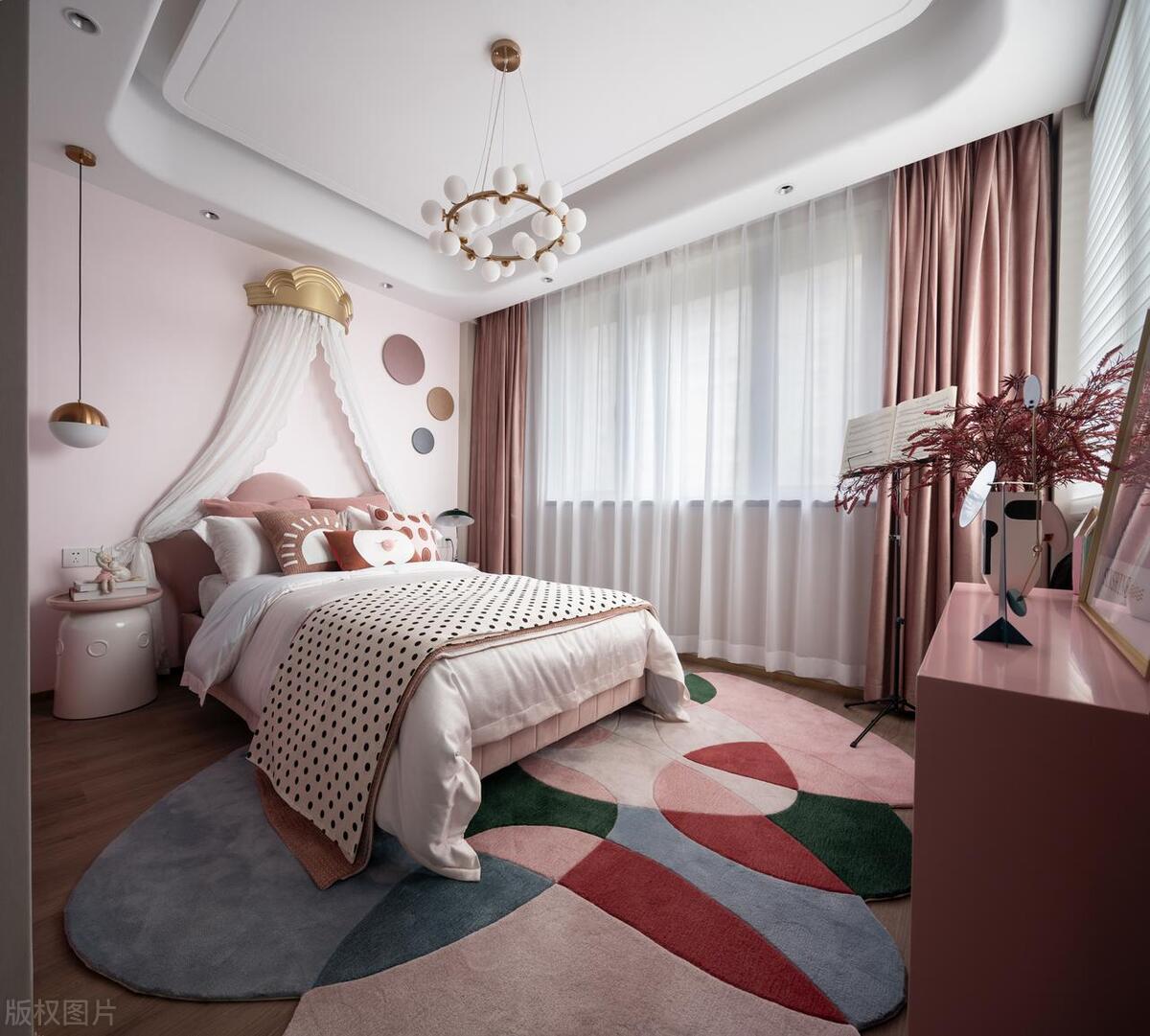 儿童房床柜子一体的装修,超实用的儿童房装修攻略了解一下