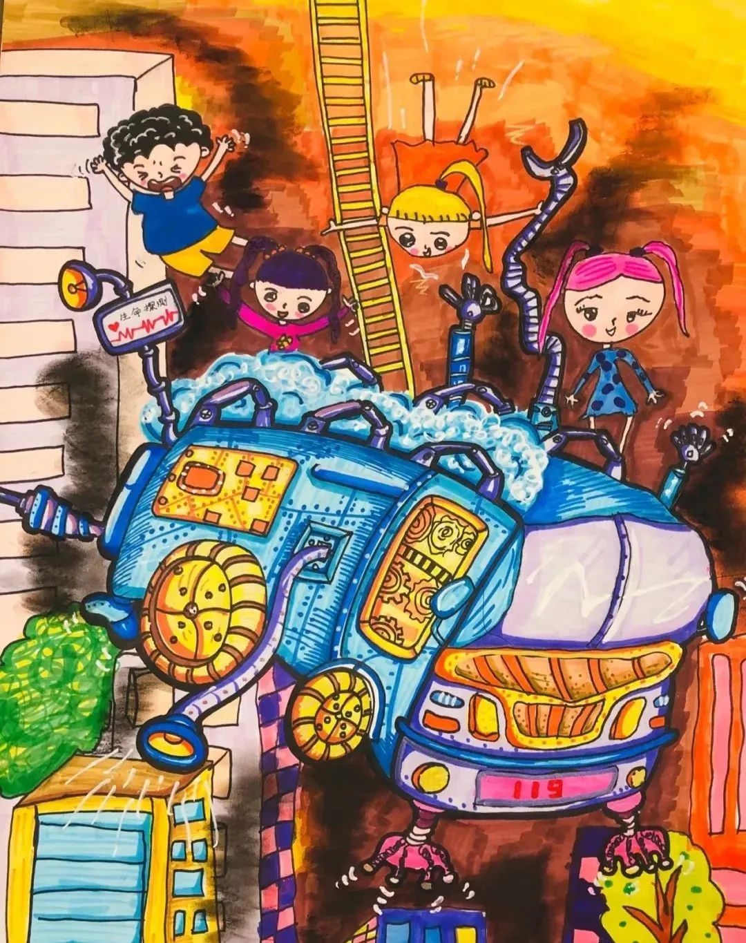 科幻画大全让科学插上艺术的翅膀,插上梦想的翅膀科幻画