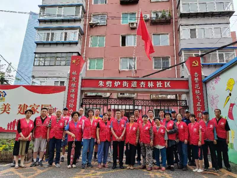 最美志愿红杏林风景线---沈阳市沈河区朱剪炉街道杏林社区