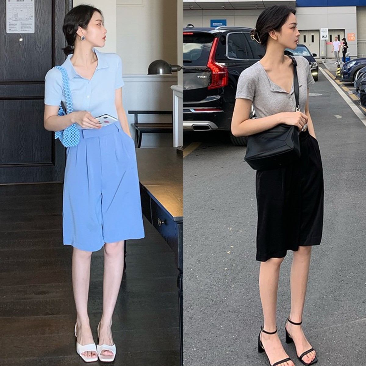 西装裤怎么穿才是正确的,上班穿的直筒西装裤