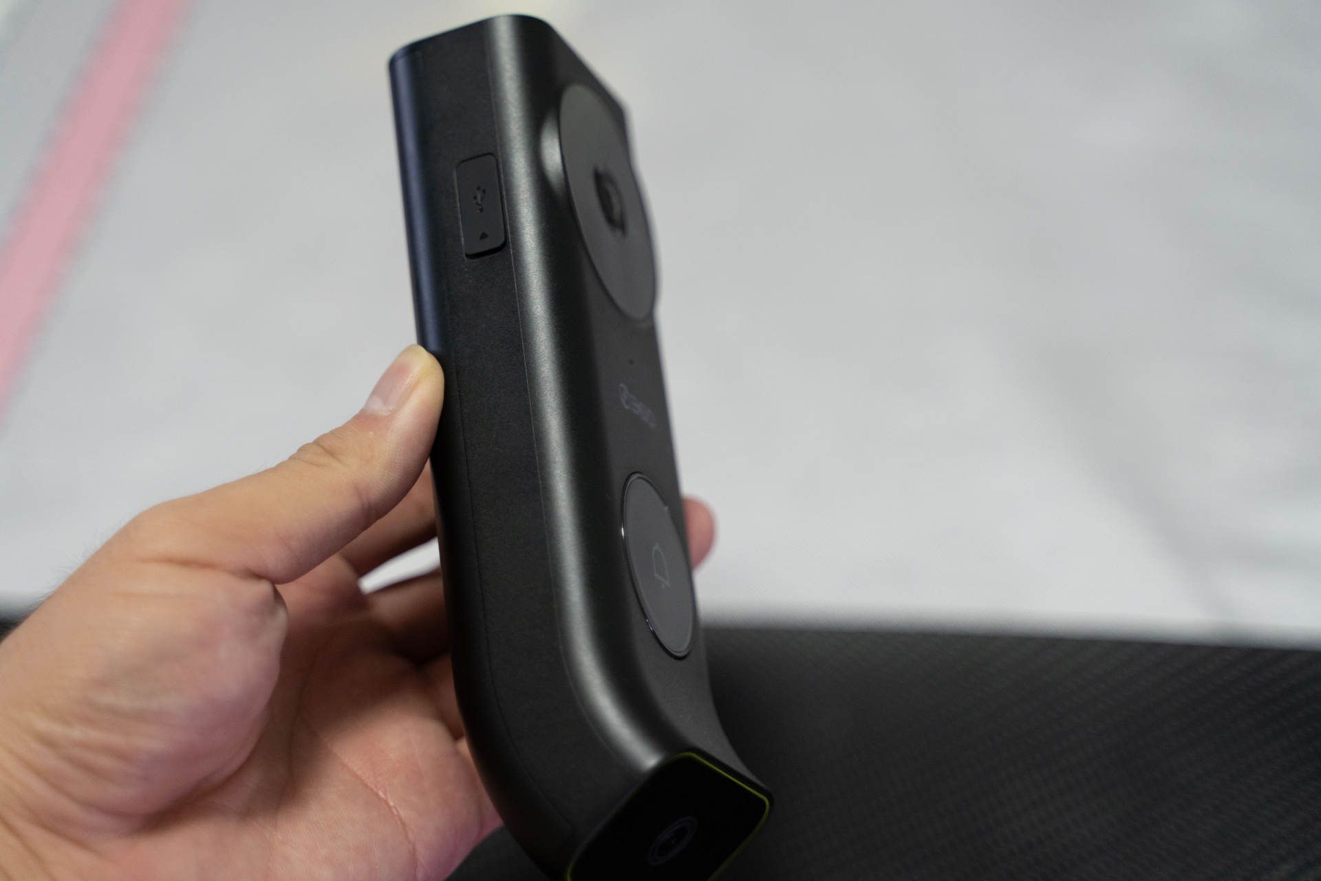 不插电可视门铃带显示屏无线,无需打孔家用门铃