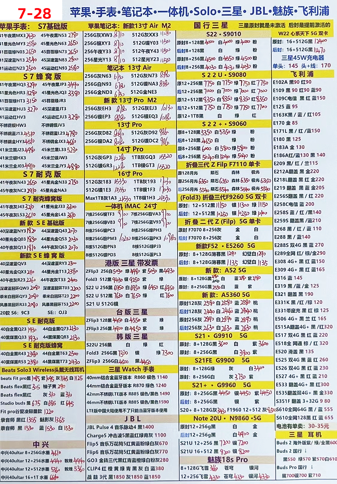 华强北2022年3月报价单,华强北最新报价单苹果12promax