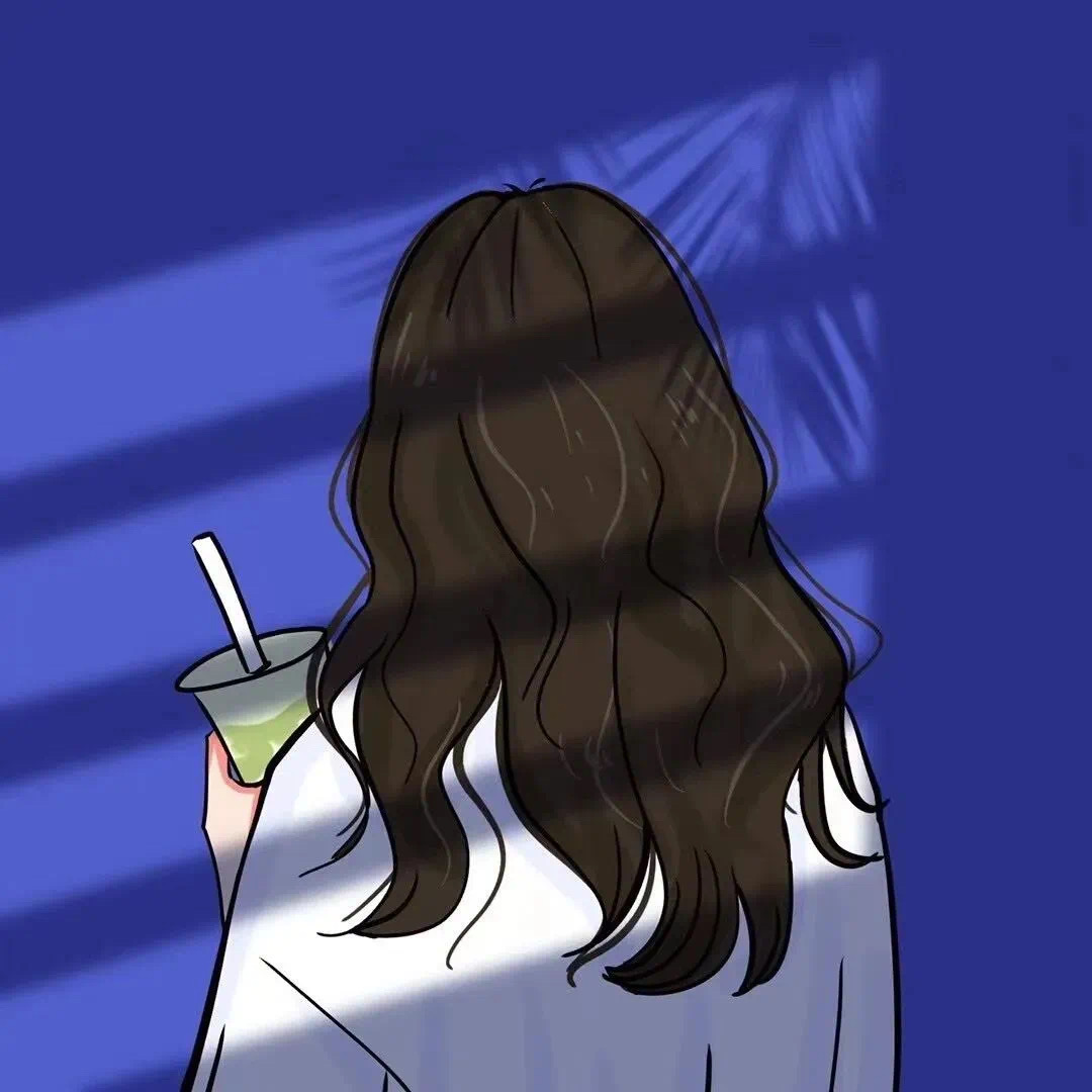 闺蜜头像一人一半两张漫画可爱,闺蜜头像真人仙气高颜值高马尾