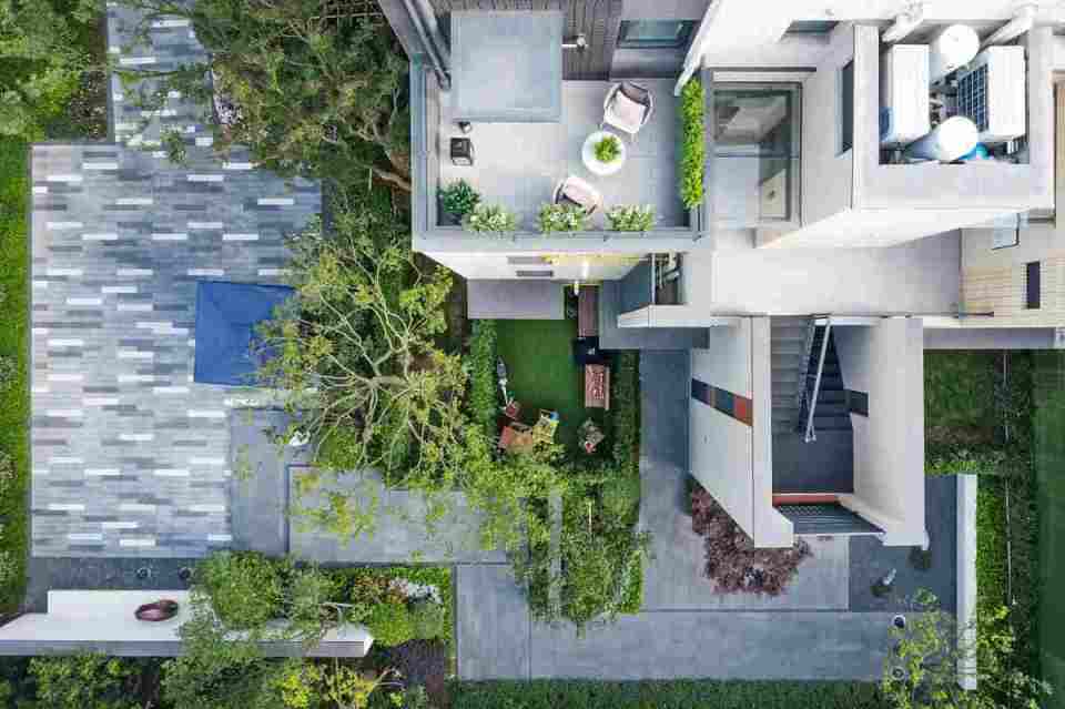 西安庭院花园别墅景观设计,西安花园庭院景观设计