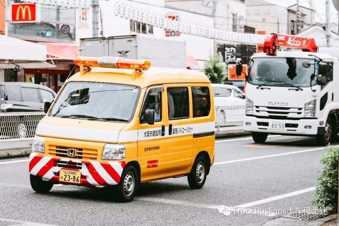 日本卡车是这样拍的,日本街头小型卡车