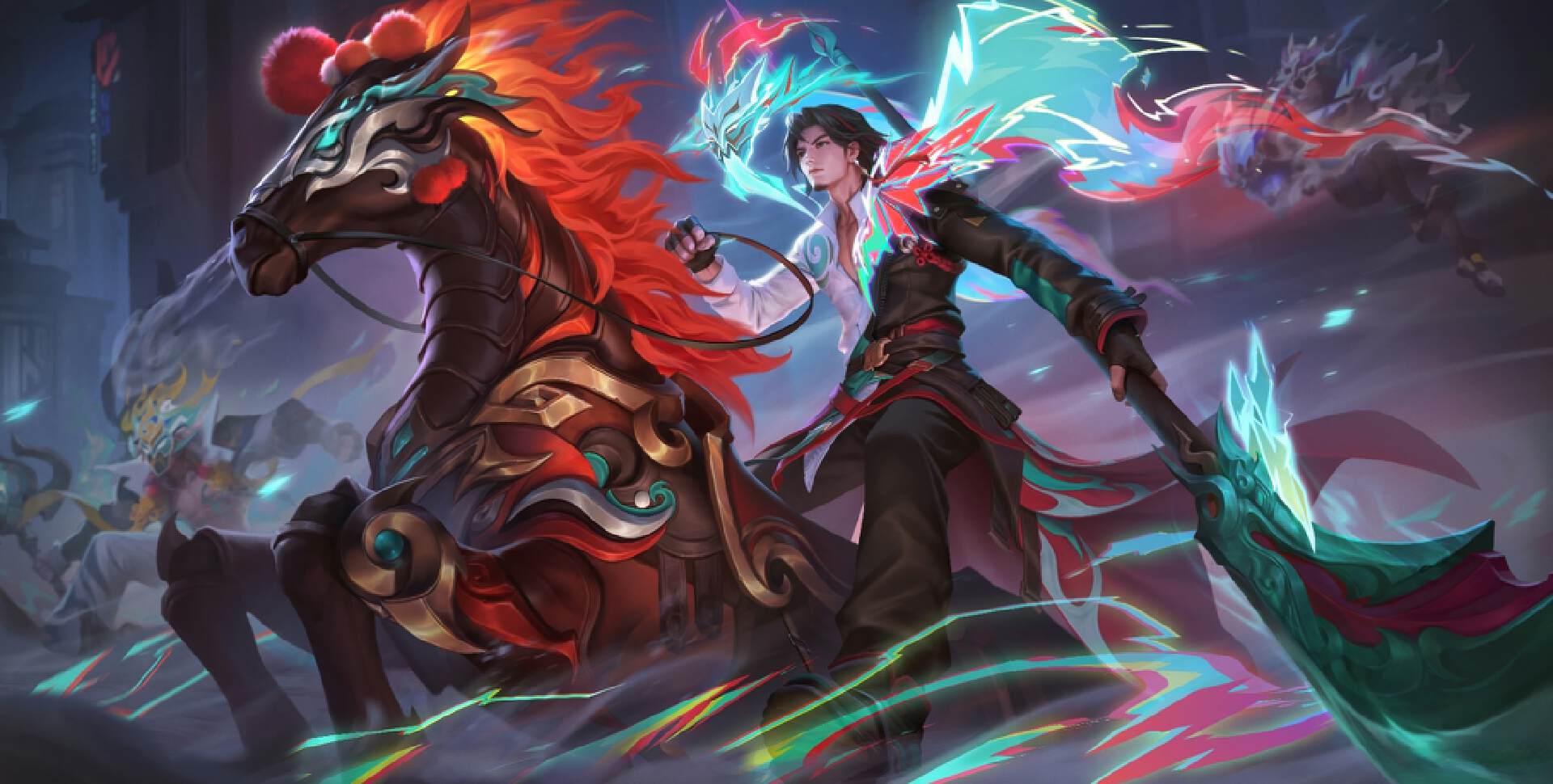 关羽新皮肤曝光特效,关羽新皮肤特效