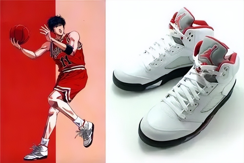 灌篮高手里队员们穿什么鞋,灌篮高手都穿什么球鞋