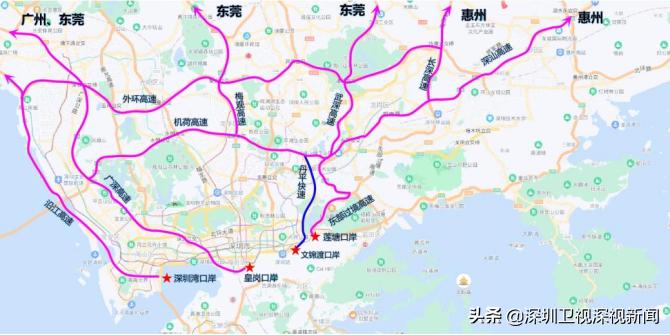 深港跨境货车最新路线,深港跨境货运