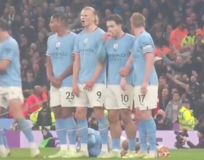 哈兰德散步过掉门将爆射双响,哈兰德5粒进球无助攻