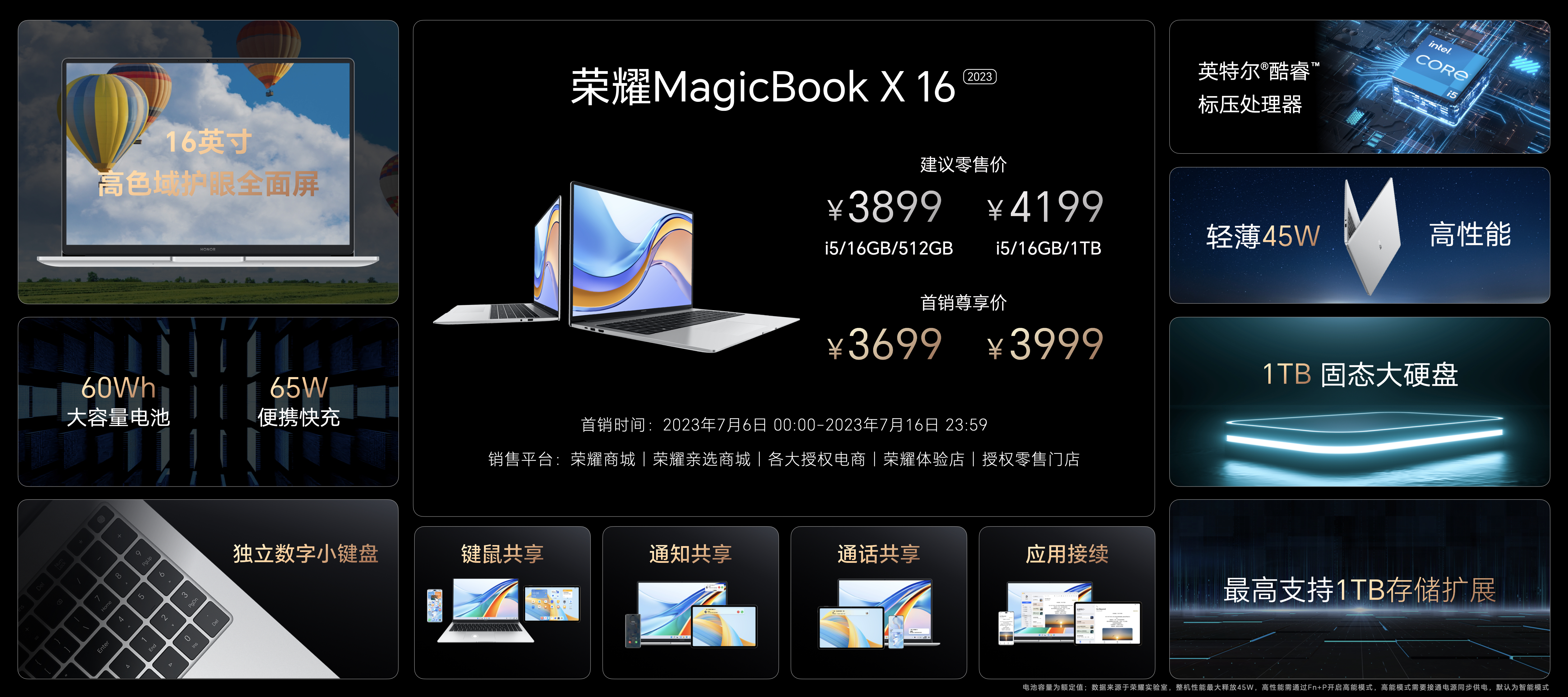 荣耀X50正式发布：十面抗摔、1亿像素主摄、首发芯片，售1399元起