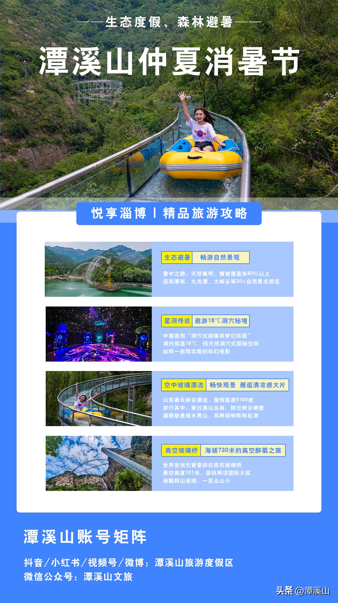 梦幻天空照片调色,淄博潭溪山现冰瀑奇观