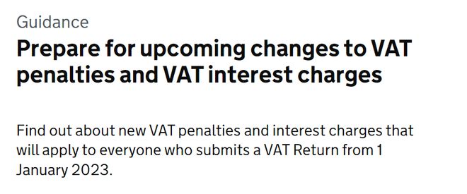 跨境知道快讯:HMRC修改VAT迟报迟缴规定