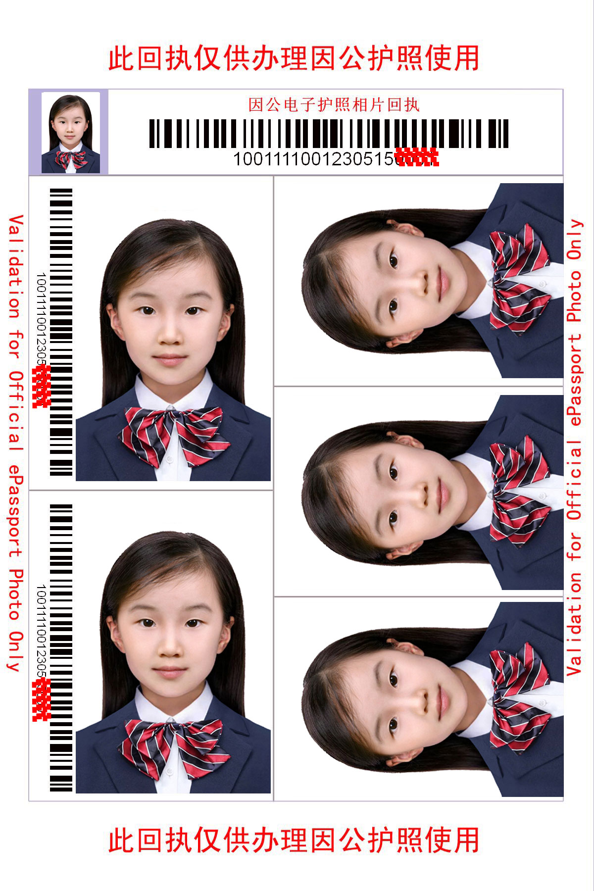 安徽因公护照电子版照片回执,如何办理公务护照照片回执