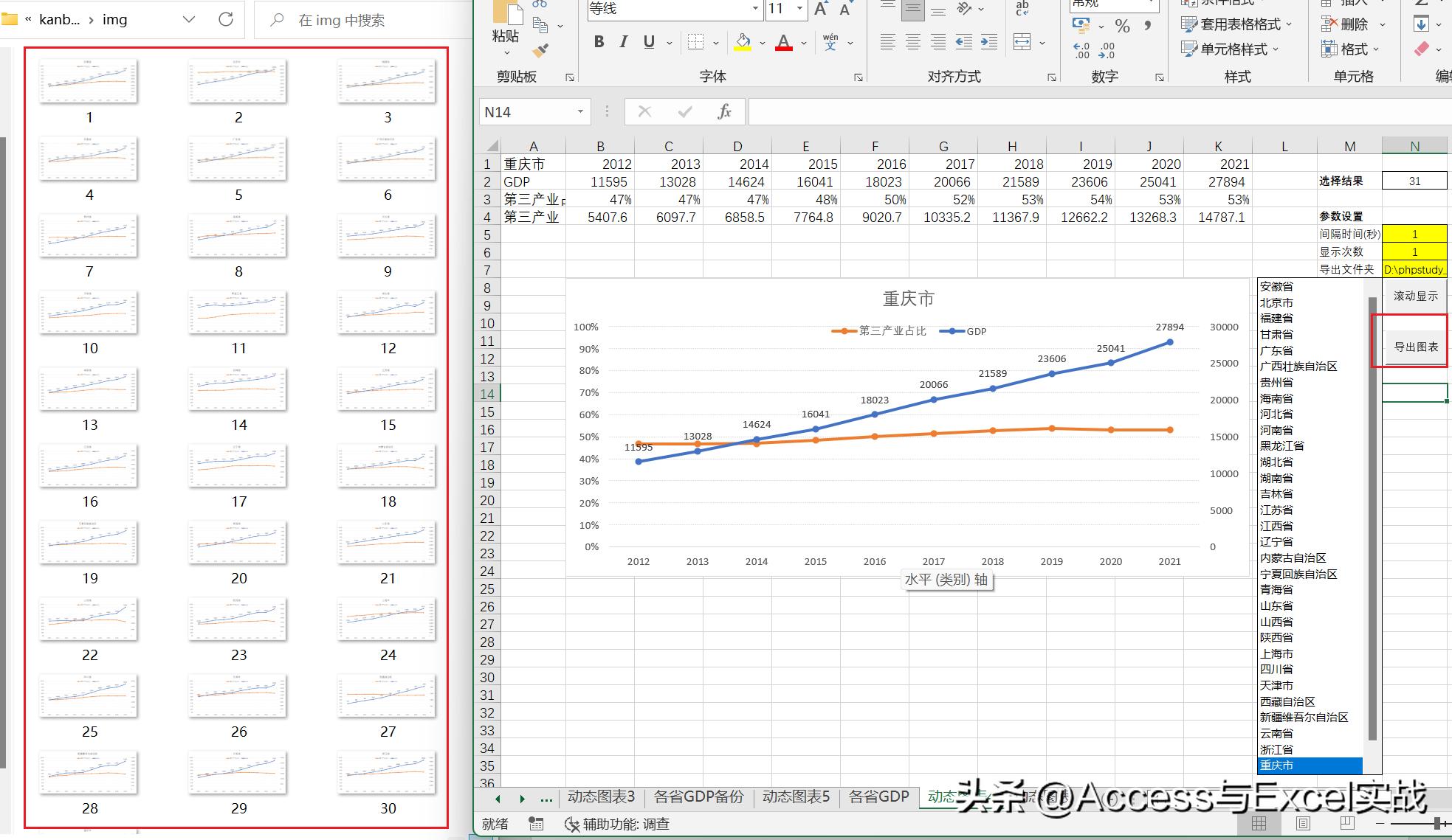 可视化动态图表看板excel,excel可视化动态看板制作