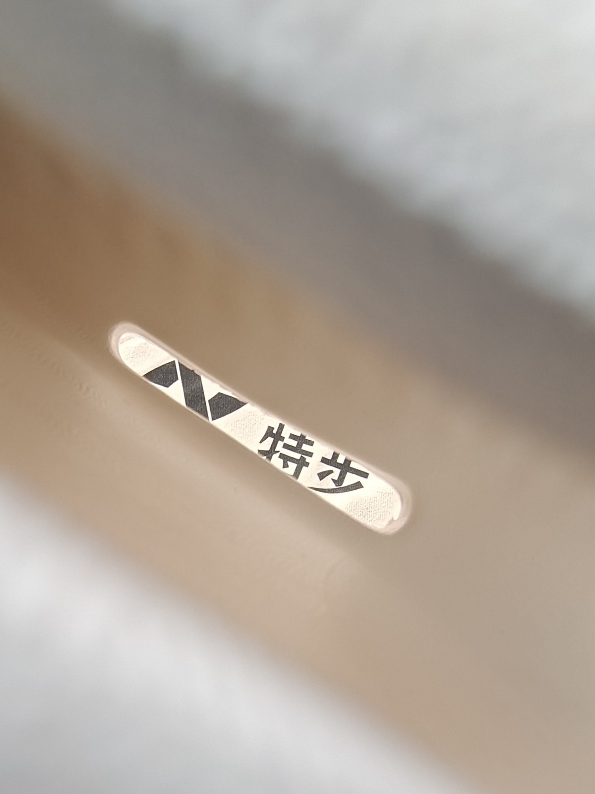 中国风的凉拖,带标志的特步凉拖