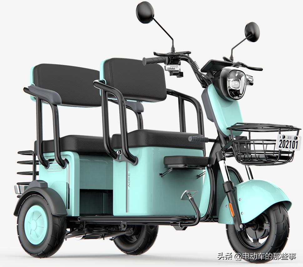 奥刻F3亲子三轮测评：可载4人，2900元起，60岁以上老年人也能骑