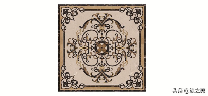 260平方水刀拼花客厅效果图,别墅水刀拼花